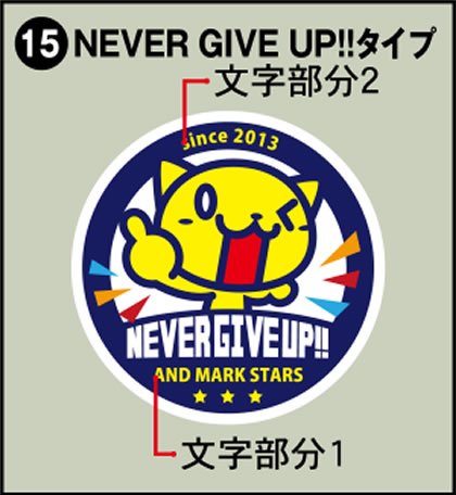 15-NEVER GIVE UP!!タイプ